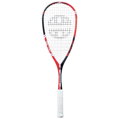 Unsquashable Squash Schläger Y TEC 7000 C4 2013, Schwarz/Rot, 10