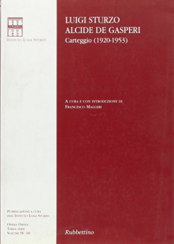 Carteggio (1920-1953) Carteggio (1920-1953)