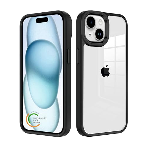 Image of Thermoplastic Polyurethane For iPhone Case 14,[Anti-Yellowing Technology] [Military Grade Drop Protection] Shockproof Slim Hybrid Phone Case For iPhone 14-Carbon Black