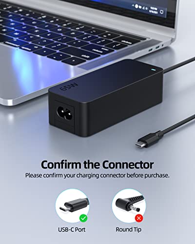 Charger For Lenovo Yoga Laptop, Ul Certified Safety, Usb C Connector, 65W, 45W #TOP2