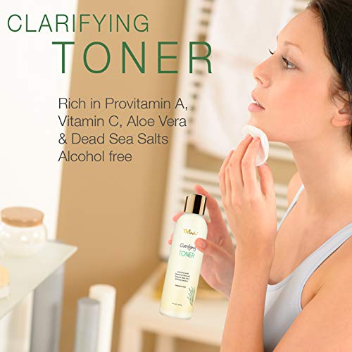 DELÚVIA Deluvia Clarifying Toner for Face, Hydrating Face Toner for Sensitive, Dry, Aging Skin. Facial Toner & Pore Cleanser for Face, Alcohol Free Toner, Face Toner for Women & Men. Skincare Hydrating Toner