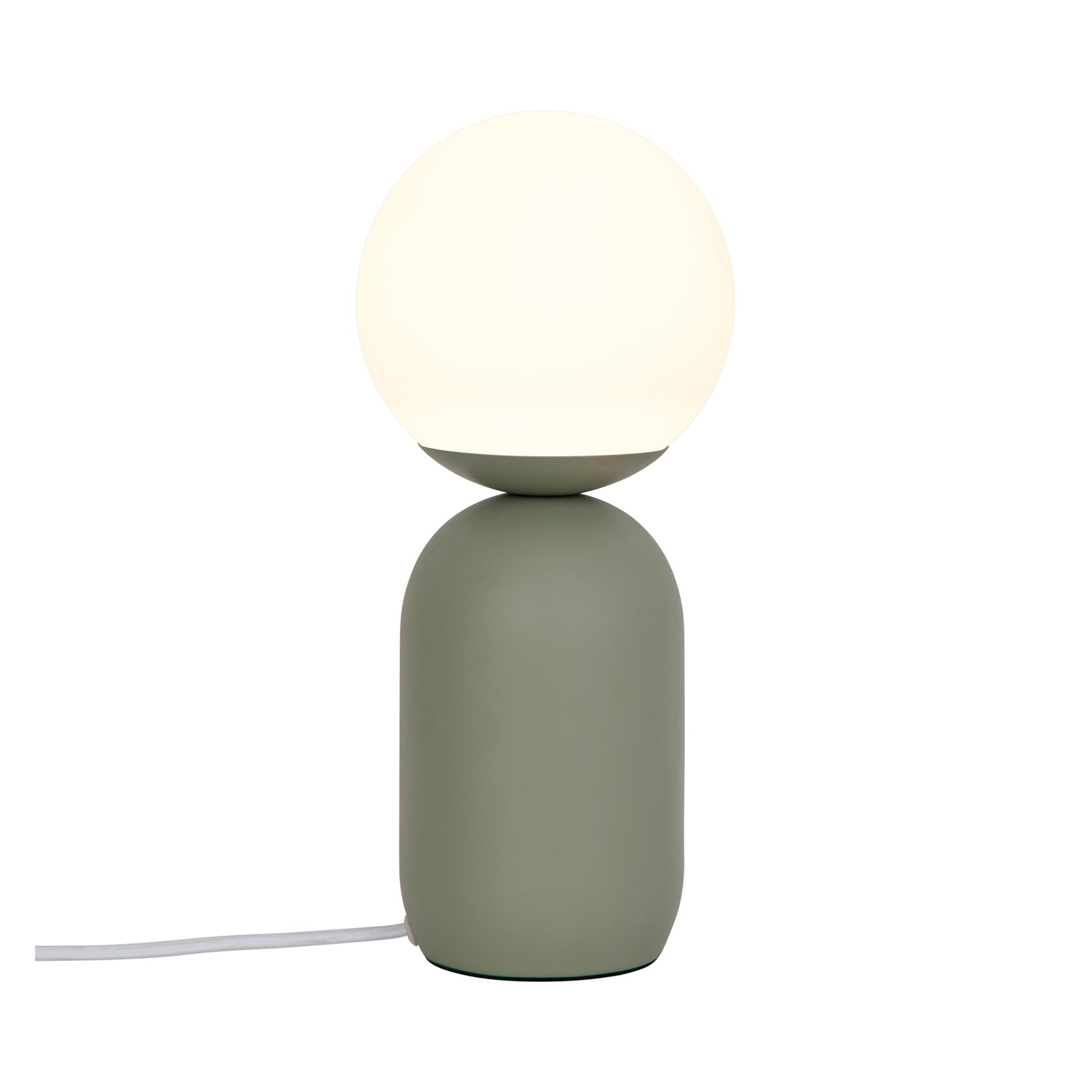 Nordlux Table Lamp Notti, Metal And Glass, Green
