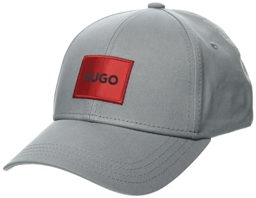 Image of Hugo Men's Square Logo Cotton Cap