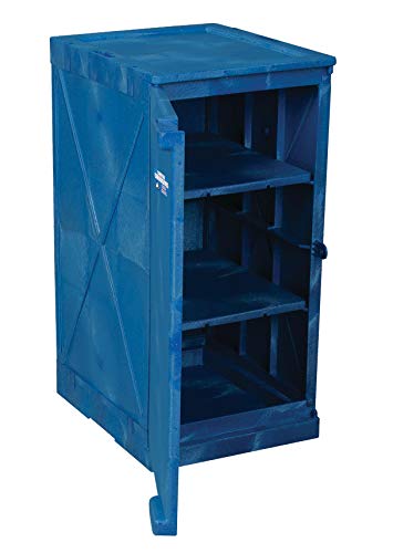 Image of Eagle M12CRA Modular Poly Cabinet, 1 Door, 12 gal, Blue