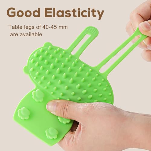 Image of Mixed Color 4 Pack Cat Self Groomers - Wall Corner Groomers, Massage Comb & Shedding Brush for Long /Short Fur Cats, Pet Tickling Artifact, Adjustable, for Table Legs & Climbing Frames