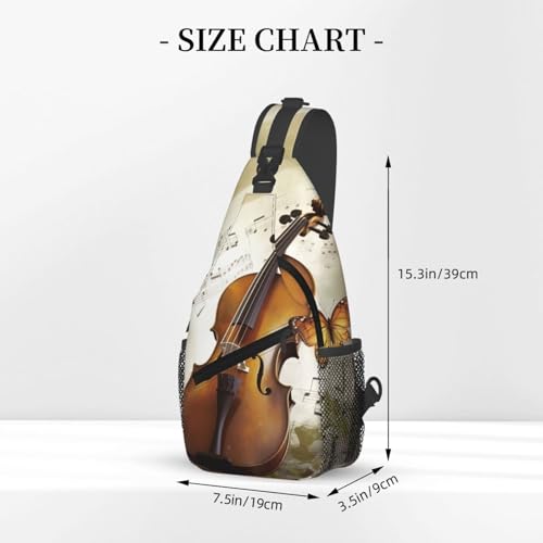 Bolso de pecho cruzado para hombre, mochila sling diagonal negra miniatura 3