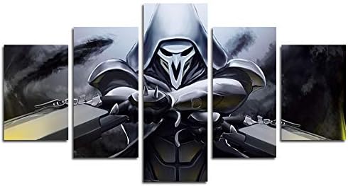 AtfArt 5 Piece Reaper Canvas Painting for Living Room Home Decor Canvas Art Wall Poster (No Frame) Unframed Mr-08
