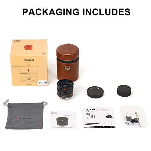 Objectif 35mm F2.0 Plein Format 7artisans pour Leica M - 7