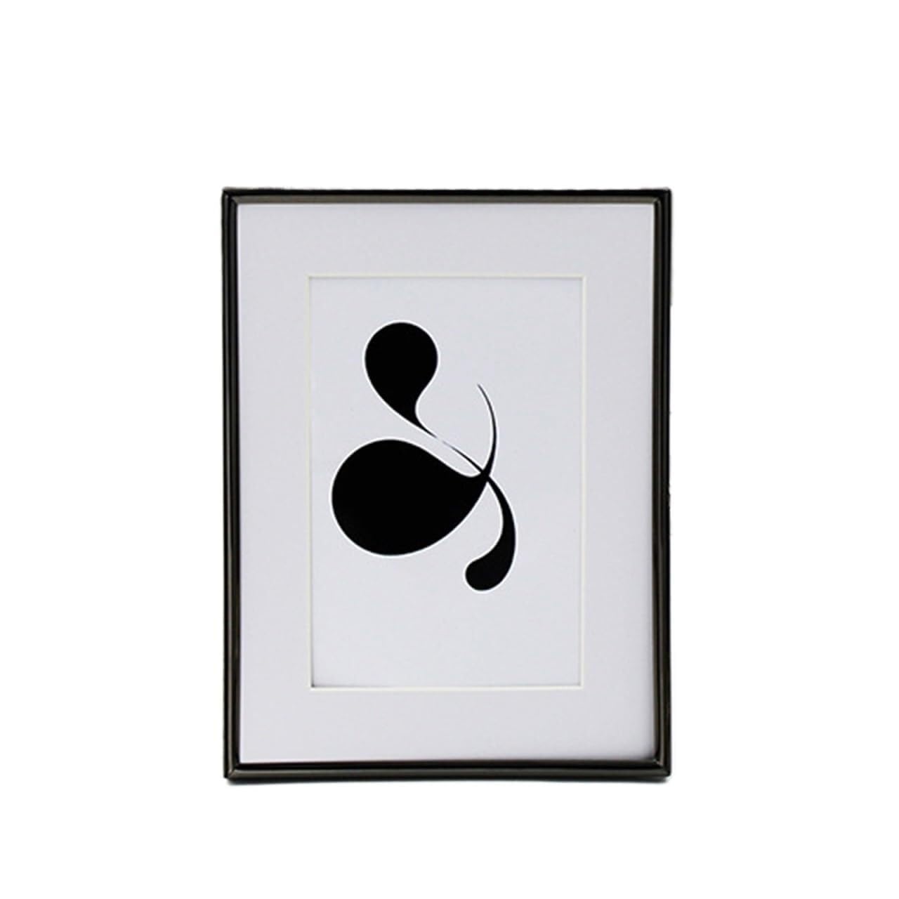 Vfdthr Black Frame Photo Frames Classics Metal Photo Frame Picture 9X13 13X18 21X30cm Gold Silver For Wedding Party Decor Commemorative Gift(,7Inch 13X18cm)