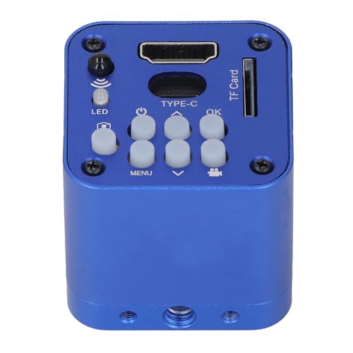 Naroote USB  HD Industry  Microscope Camera, Cámara de Microscopio Industrial de 24MP con Ocular Electrónico para Reconocimiento Facial (Enchufe de la UE)