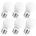 MorningLight A15 LED Bulb, 60Watt Equivalent, 3000K Soft White, 6.5W 600 Lumens, E26 Base, Non-Dimmable, ETL Listed, A15 6.5W LED Bulb for Ceiling Fan, Modern & Rustic Lighting Fixtures, 6-Pack