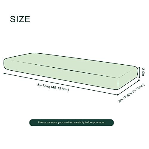 image for Hokway Stretch Couch Cushion Slipcovers Reversible Cushion Protector S