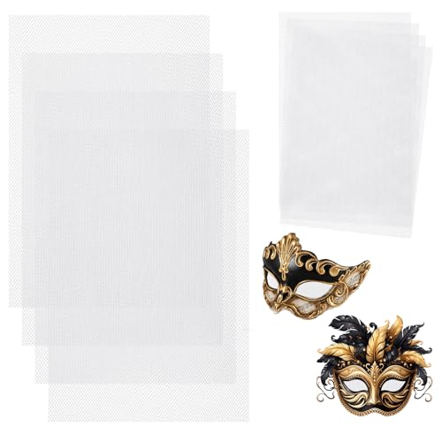 XLIUAX Fursuit Eye Mesh 8 Sheets 11.81 8.27 In Eye Mesh for Mask Eyes Cosplayers Furry Costume Roleplay Props Craft(White)