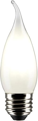 Miniatura 3 de Satco S21311/06 - Bombillas LED E26 de 3 W, 2700 K, clasificación de 15000 horas, regulables, paquete de 6