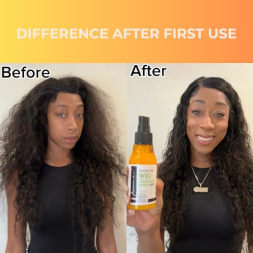 Awesome Human Hair Wig Leave in Conditioner Spray, pH5, Detangler & Easy Combing, Promoting Silkiness, Shine & Freshness, preventing Dryness (7 fl oz) - Image 6