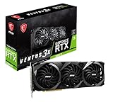 MSI GeForce RTX 3080 Ti Ventus 3X 12G Gaming - Tarjeta gráfica NVIDIA RTX 3080 Ti, GPU 1665 MHz, Memoria GDDR6X de 12 GB
