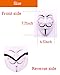 Disrerk V for Vendetta Guy Fawkes Costume Cosplay Mask for Halloween Masquerade Party