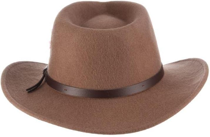Scala Classico Men's Crushable Felt Outback Hat - Image 4