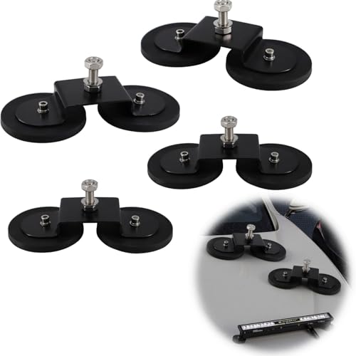 Adahill 4PCS Magnetic Roof Mount Kit - Strong Magnet Holders with Universal Fit for Gen 2 Internet Satellite - Compatible with Car, Boat