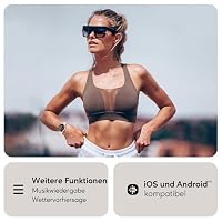 AcclaFit Smartwatch Damen Herren, 1.38 Zoll HD-Display Smart Watch mit Bluetooth Anrufe, Fitness Tracker mit Herzfrequenz SpO2 Schlafmonitor Schrittzähler, IP68 Wasserdicht Fitnessuhr für iOS Pink – Ansicht 7
