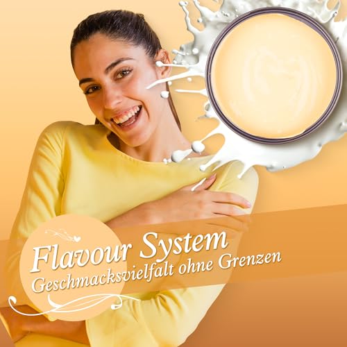 Flasty Geschmackspulver (Vanille Creme Chunks) mit vielen echten Chunks (Karamell-Stückchen) 1 x 250g - more then just a flavour - Kalorienarmes Flavour Pulver mit nur 8 kcal pro Portion