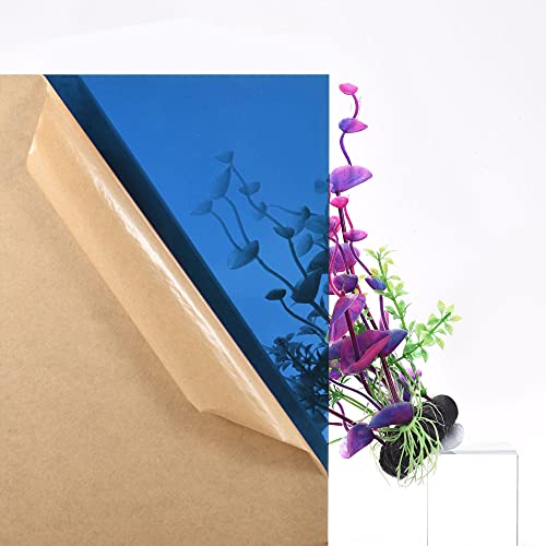 Image of uxcell Blue Clear Cast Acrylic Sheet,12 inch x 12 inch,3mm Thick,Plastic PMMA Acrylic Board for Signs Display Projects,Craft