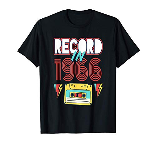 Cadeau 54 ans Cassette Vintage Tape 1966 54e anniversaire T-Shirt