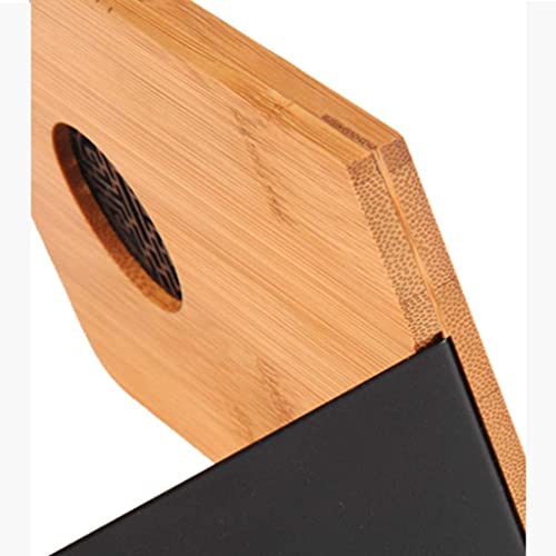 Estantería ajustable de madera con gran capacidad de almacenamiento y sujetalibros integrados 7