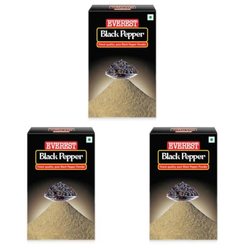 Image of Everest Black Pepper Powder, 100Grams, Pack Of 3