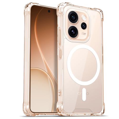 Image of AESTMO Clear Back Cover for Oppo Reno 15 Pro 5G | 360 Protection | Transparent Back Cover for Oppo Reno 15 Pro 5G (PC + TPU, Compatible with MagSafe Accessories, Transparent Bumper)