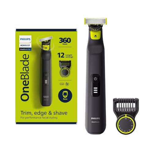 Philips OneBlade 360 Pro Hybrid Electric Trimmer, Black, QP6531/15