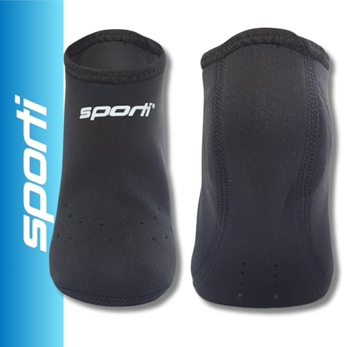 Sporti Neoprene Swim Fin Socks - Black - Medium