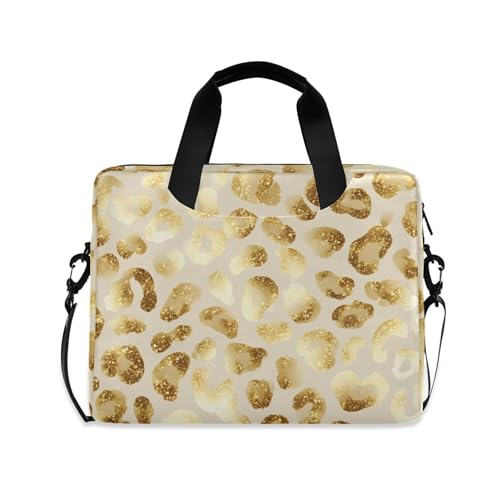 Maletín para portátil patrón leopardo Gold ALAZA 13-15.6"