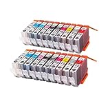 Compatibile con la cartuccia d'inchiostro a getto d'inchiostro Canon Pro-10 Pro-10S PGI-72(2 sets 20 pcs)
