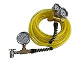 Preece Precision Nitrogen Regulator Shock & Tire Kit 30' Hose 0-600 PSI No Loss Chuck Tool Fox King Shocks