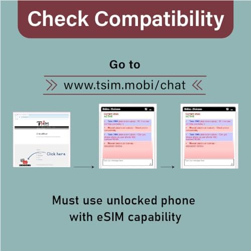 TSIM Egypt eSIM 30 Days | 5GB High Speed Data | Auto Activating | Hotspot Sharing Allowed | eSIM QR Code Sent by email Within 24Hrs of Shipping | Scan QR Code and use Immediately | Data Only No Voice - 3