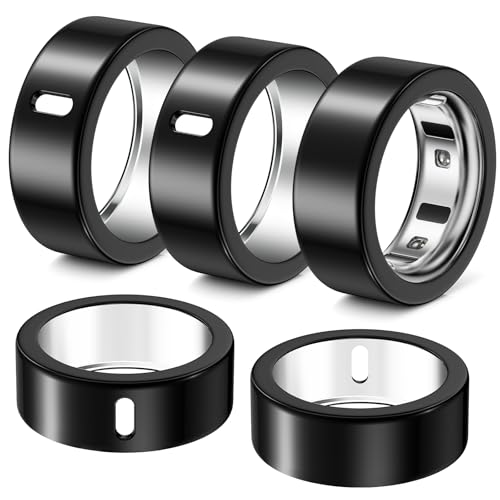 Hexasider 5パック リングカバー Oura Ring Gen 4/Oura Ring Gen 3 Horizon/Heritage対応 伸縮TPUケース Ouraリングプロテクターアクセサリー Ouraサイズ6用（Amazon）
