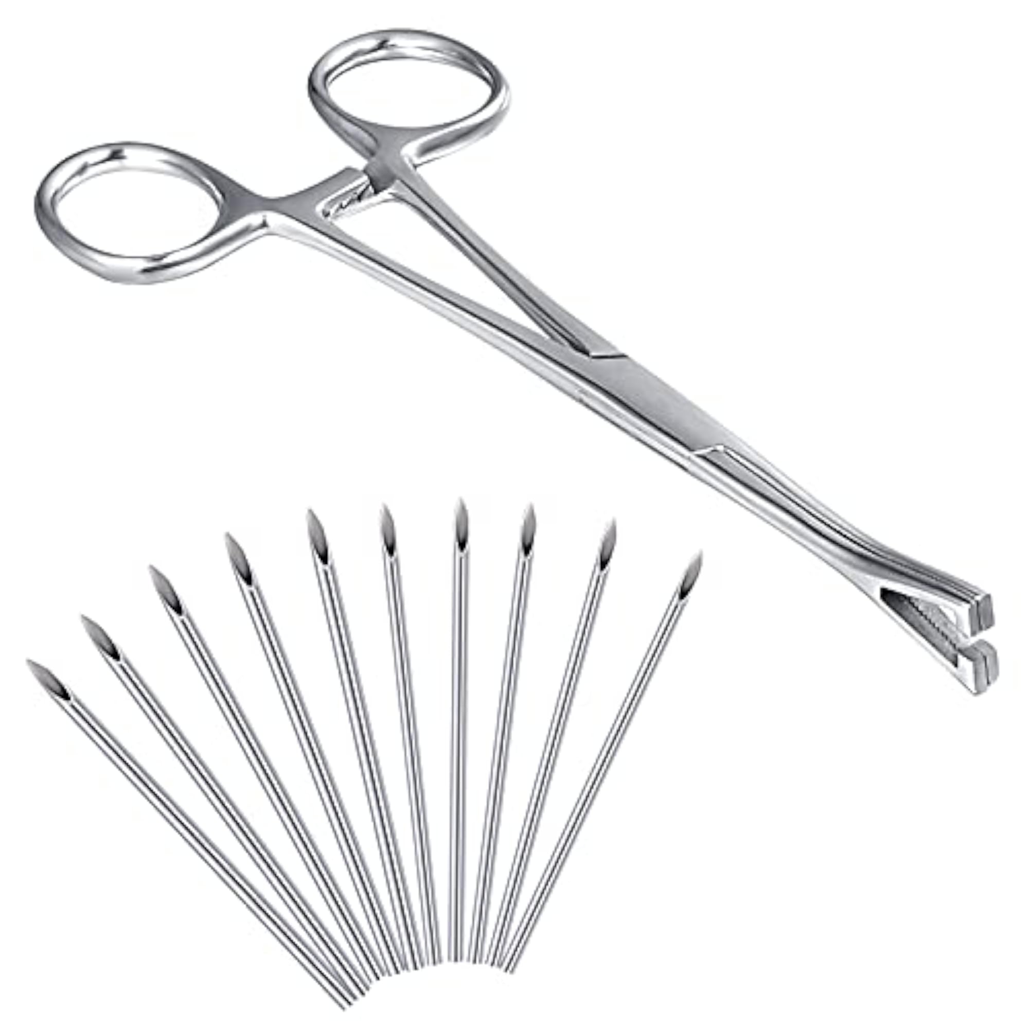 Surgical Stainless Steel Piercing Clamps with Needles