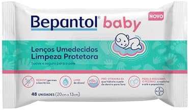 Bepantol Baby Lenço Umedecido Limpeza Protetora para Bebê, Com Pr...