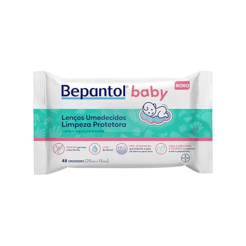 Bepantol Baby Lenço Limpeza Protetora 48 lenços