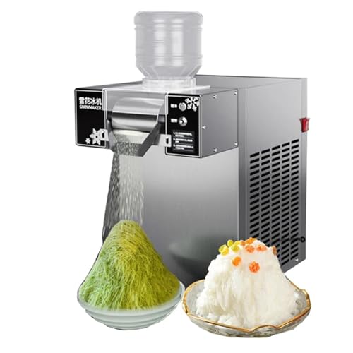 Máquina comercial de hielo con copos de nieve, máquina para hacer hielo con copos de nieve, trituradora eléctrica de copos de nieve para restaurante, supermercado, cafetería, 29x 48,5x34cm,160Kg