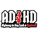 (3 Pcs) ADHD Stickers AD/HD Highway to Hey Look a Squirrel, Funny Vinyl Truck Decals for Windows, Cars, Trucks, Laptops, Squirrel Sticker, Funny Window Stickers (Normal (3pcs - 5 inch))