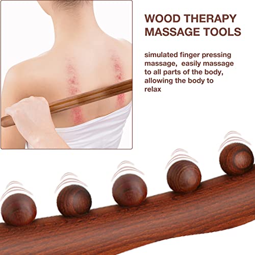 2Pc Body Gua Sha Massage Stick, Lymphatic Drainage Massager, Wood Therapy Massage Tools For Body Shaping, Fascia Back Massager For Cellulite Remover, Sore Muscles And Back Pain, Body Sculpting Tools #TOP1