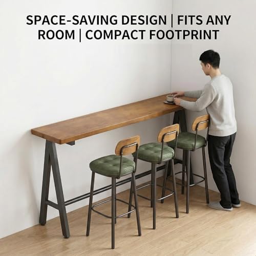 Mesa de barra de desayuno con construcción duradera y montaje simple 7