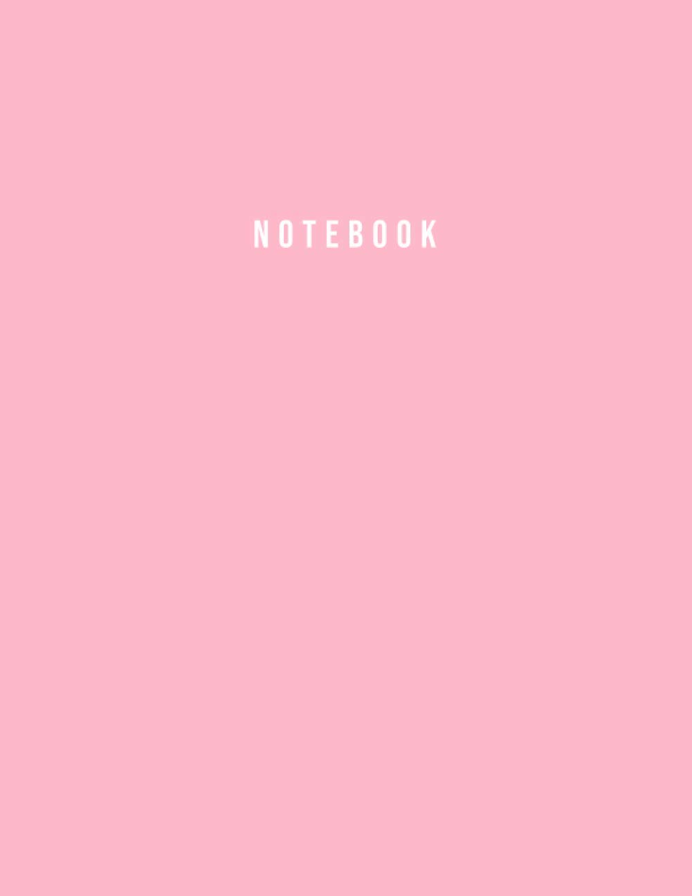 Notebook: Pink Softcover Unlined Notebook 110 Pages Size (8.5 x 11 inches)