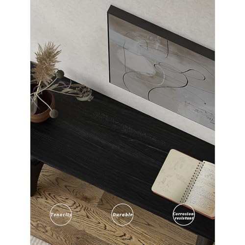 Mesa de pasillo estrecha para decorar el recibidor de tu salón 4