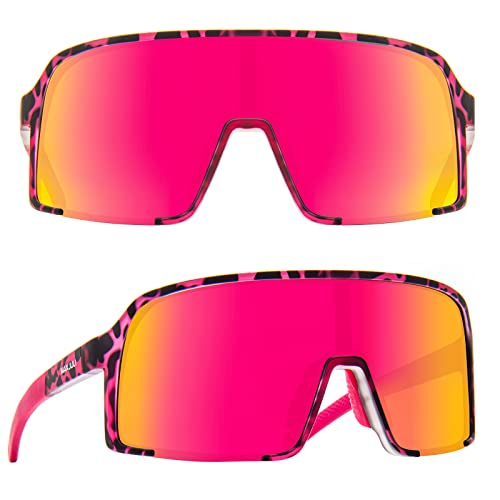Image of MAXJULI Polarized Sunglasses for Men Women, Windproof Outdoor Sports Cycling Running UV400 Protection Sun Glasses 8121