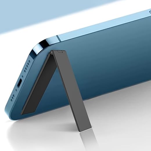 Universal Ultra Thin Mobile Phone Holder Metal Desktop Cellphone Compact Stand Foldable Support Kickstand Smartphone Additions Sticky Bracket