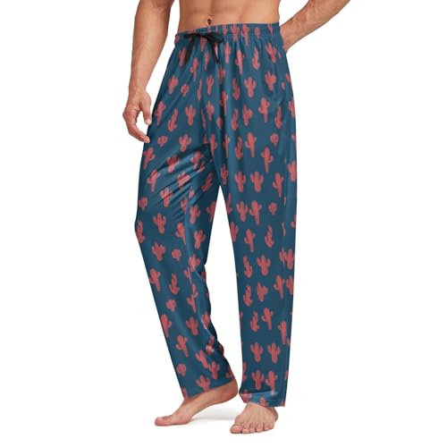 Mens Pajama Pants Pj Sleep Pajama Bottoms Lightweight Comfy Lounge Pants with Pockets3