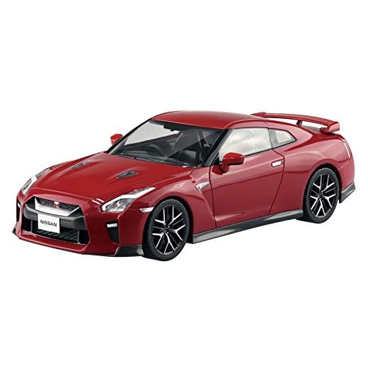 The Snap Kit No. .07-E NISSAN GT-R (rojo vibrante) modelo de plástico